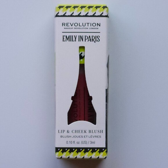 Makeup Revolution Emily in Paris Multi-use Lip & Cheek Blush Paris Fantasy Rouge - Picture 1 of 6